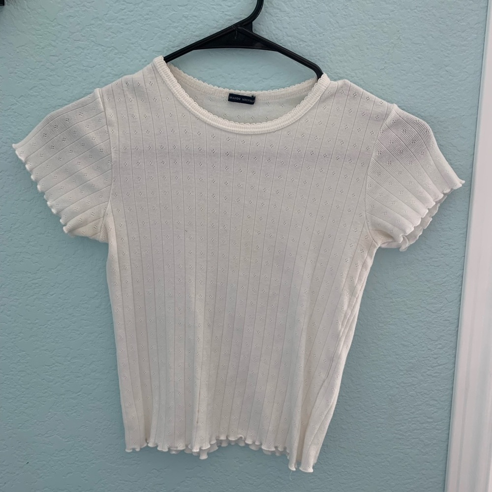 Brandy Melville women’s white shirt